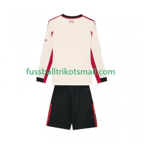 Fußballtrikots Liverpool Kinder 2025-2026 Langarm Auswärts-trikot kaufen